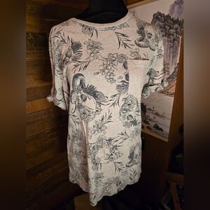 Divided by H&M M Skull Flowers Tee